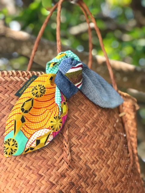 スカーフでドレスアップ Baliかごバッグ | Onda Canta