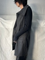 "DIESEL" Wool Deformation Long Vest