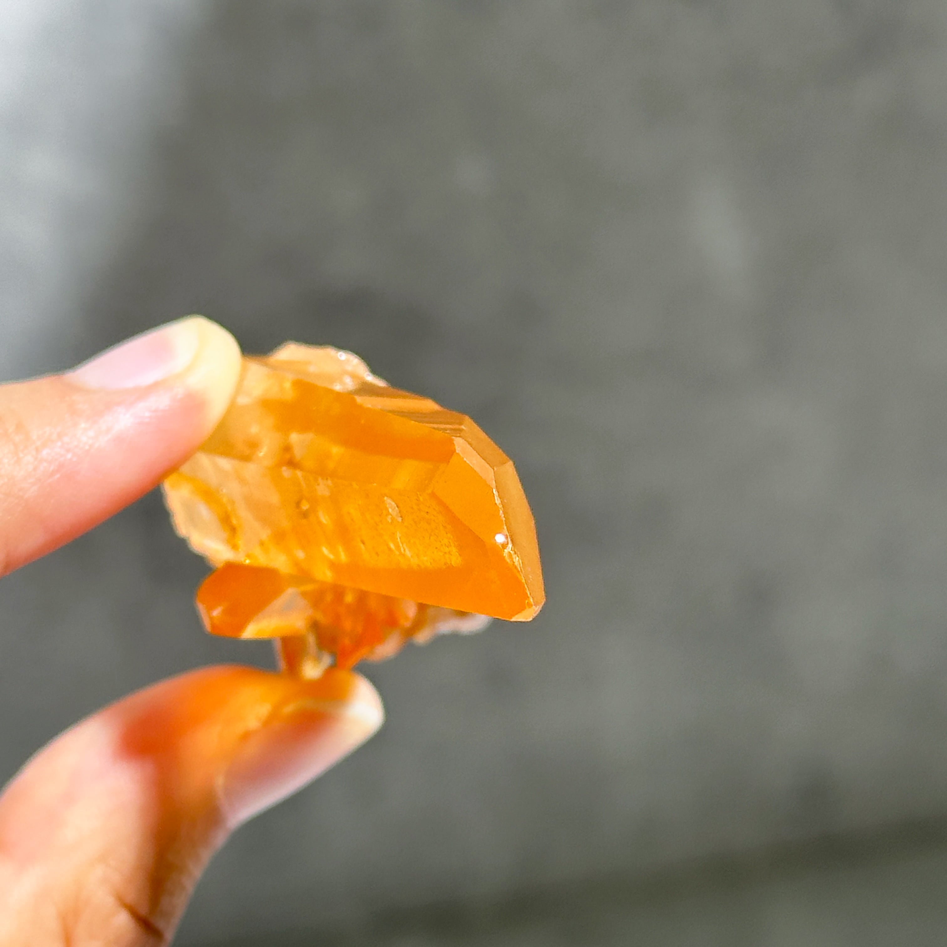 ミナスジェライス産タンジェリンクォーツ クラスター23◇ Tangerine