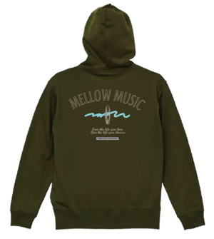 7mellow style監修　コラボパーカー　カーキ