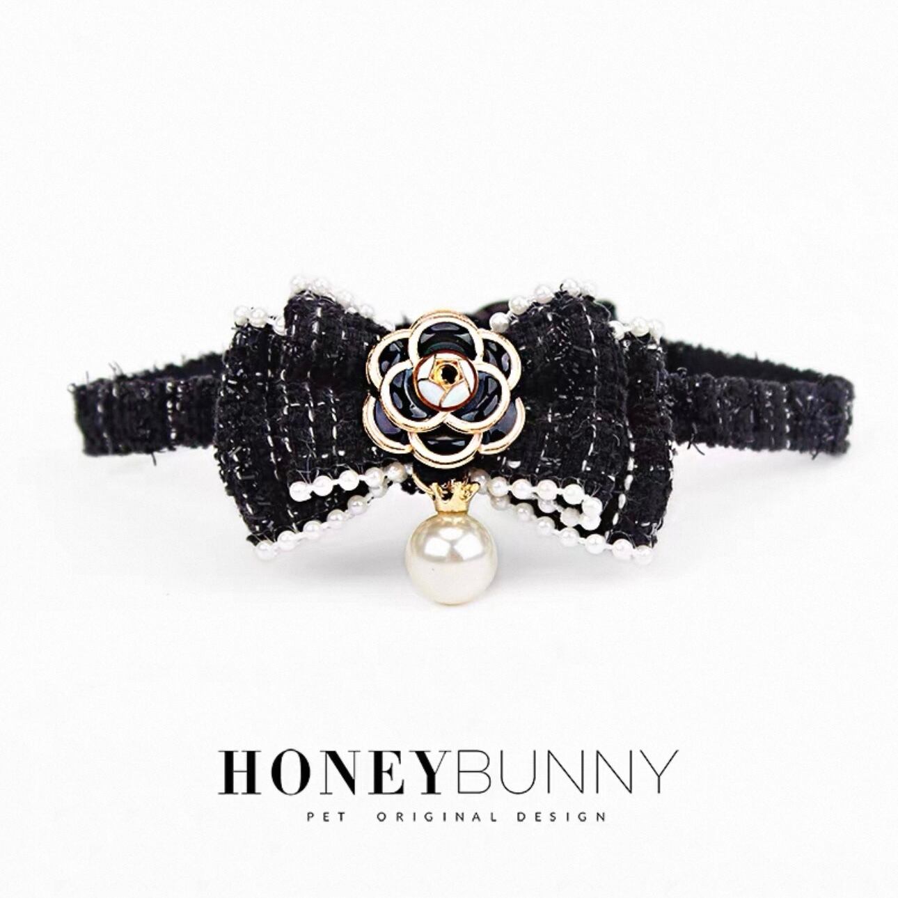 カメリア♡リボン♡猫用首輪チョーカー