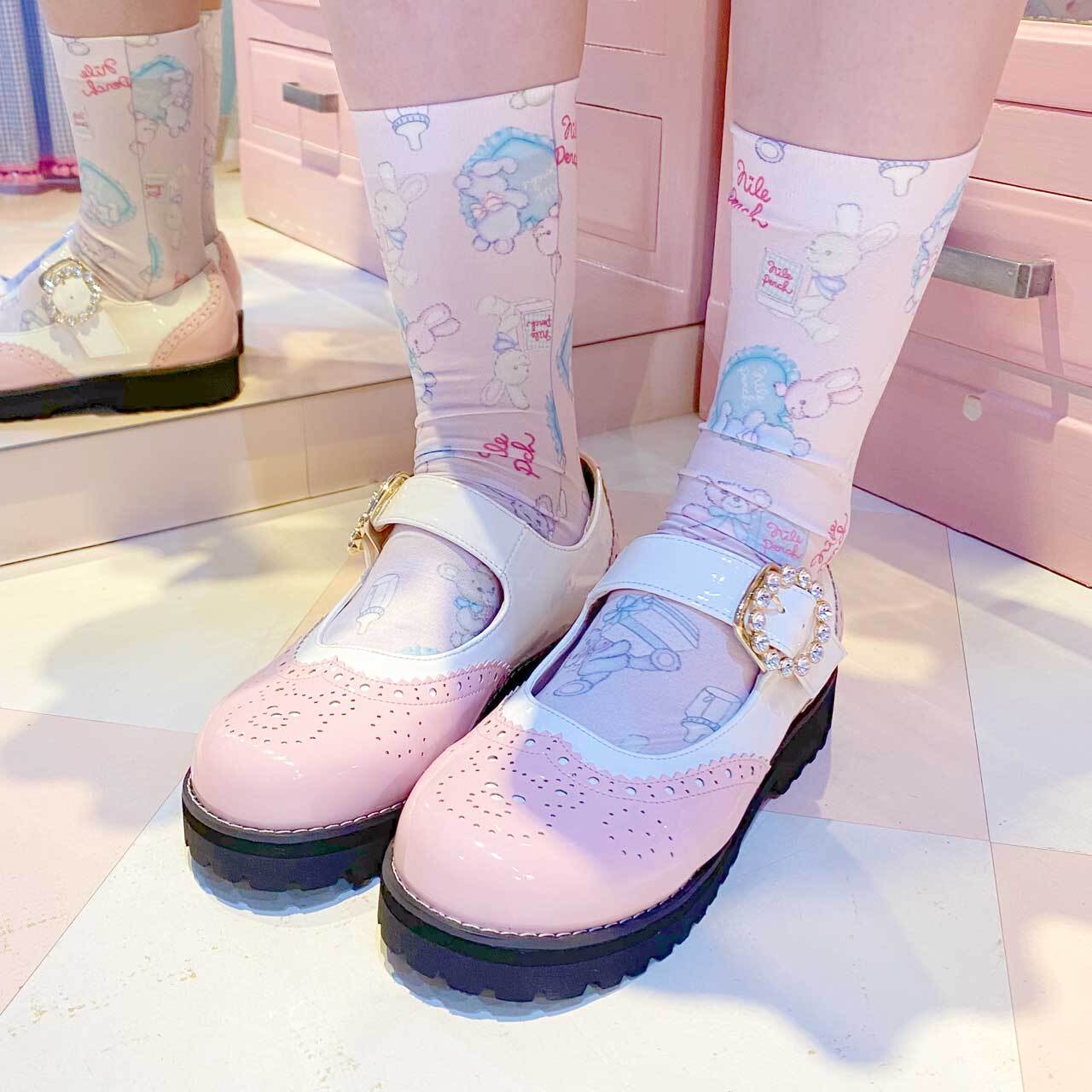 くまちゃんウィングチップシューズ | NILE PERCH