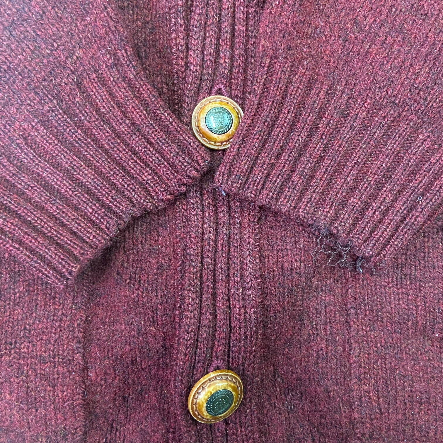 80s 90s Burberrys’ バーバリー ラムウールカーディガン ポケ付 80s 90s Burberrys' バーバリー ラムウールカーディガン ポケ付