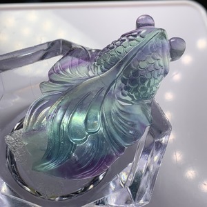 7.穴有り✩大型✩美しい金魚さんグラデーションフローライト
