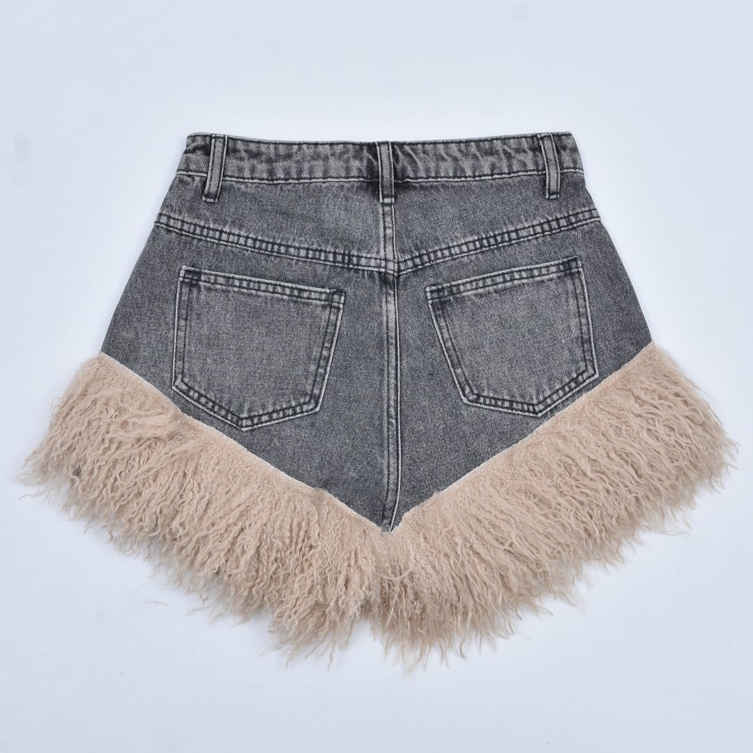 d.i.a. ファー付きショートパンツ サイズ26 フェイクファー付きショートパンツ【ZOZOTOWN限定アイテム】（その他