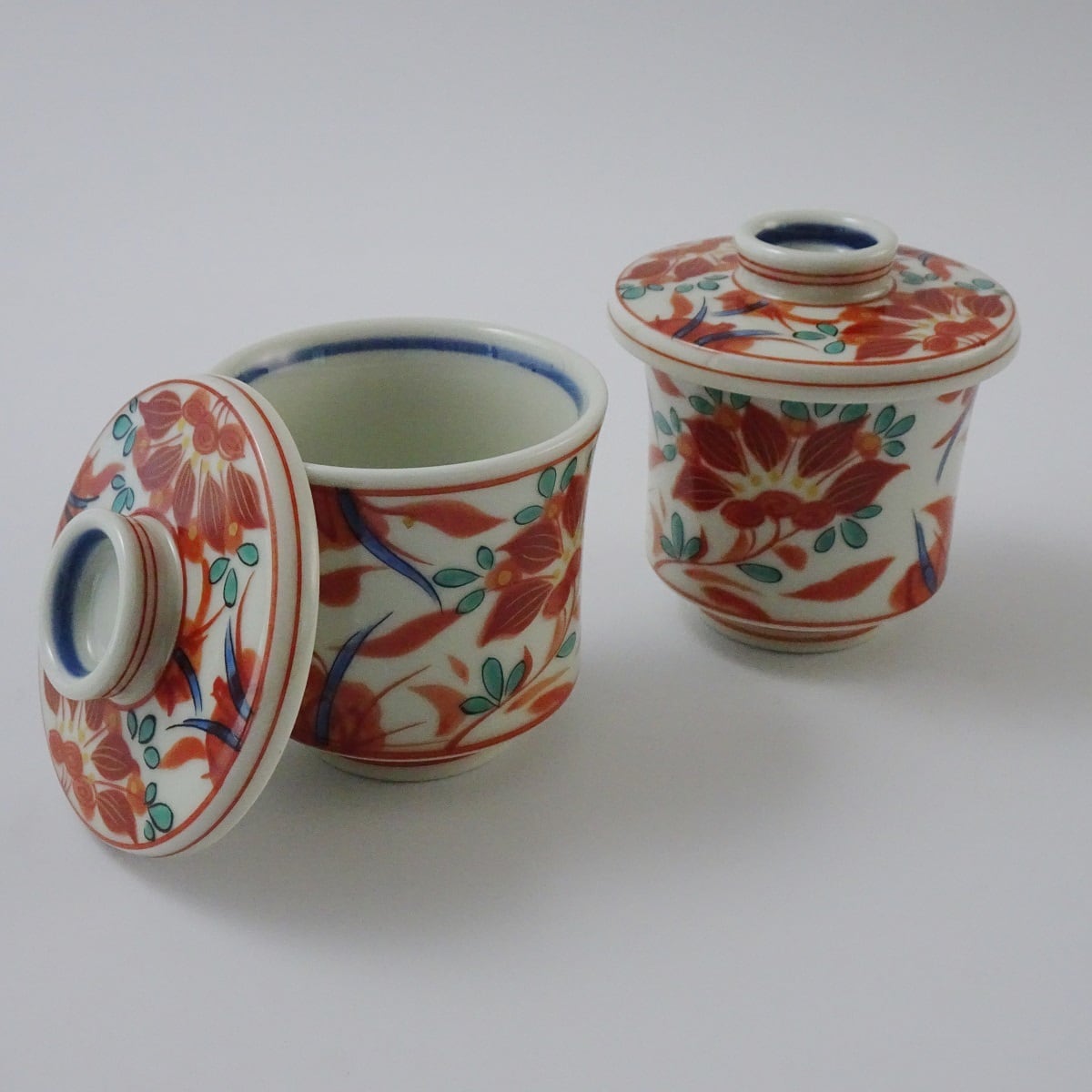 有田焼 錦万歴 茶碗蒸し 2個セット | 有田焼 かどすみ商店