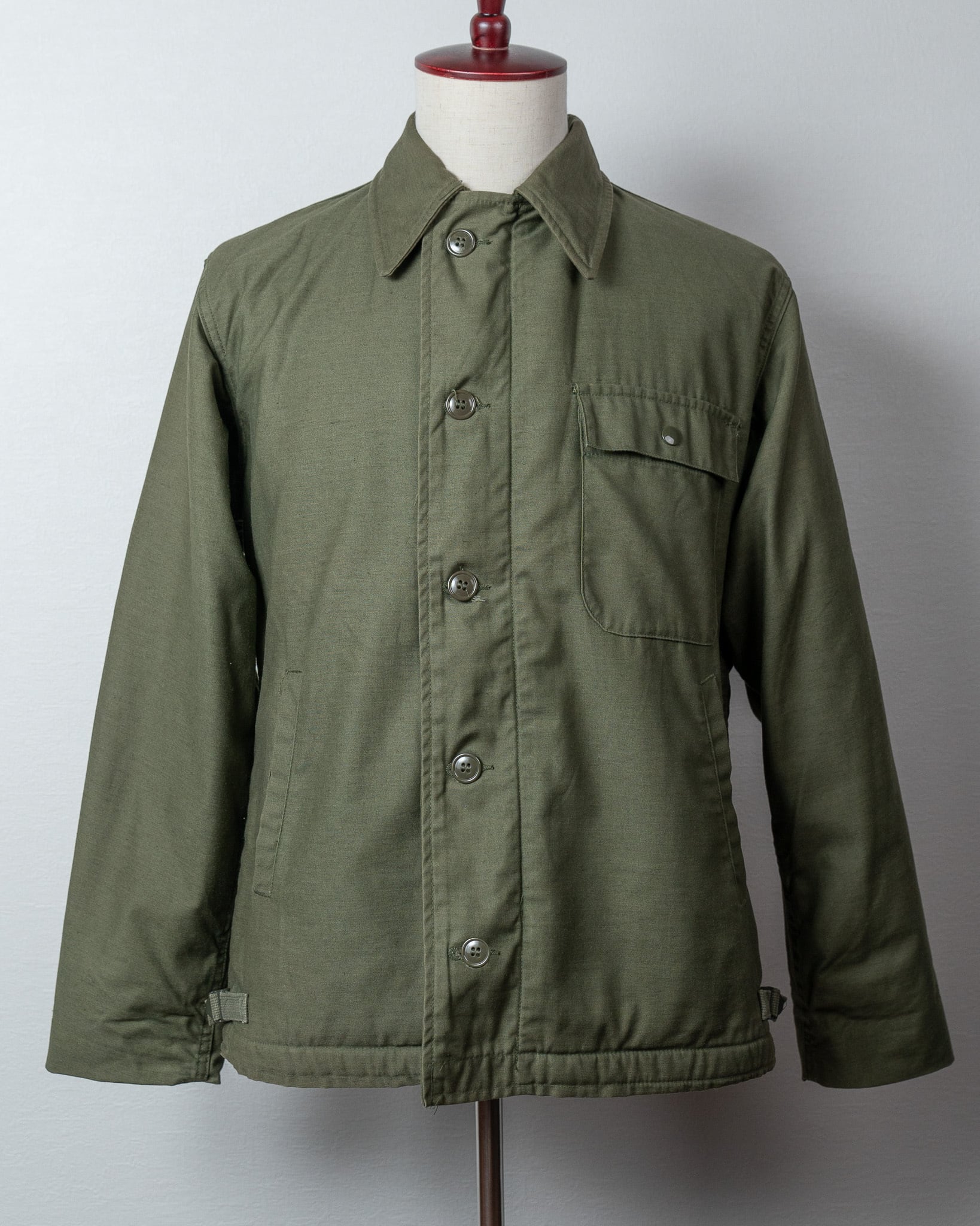 DEADSTOCK】U.S.Navy A-2 Deck Jacket Medium 実物 アメリカ海軍 A-2