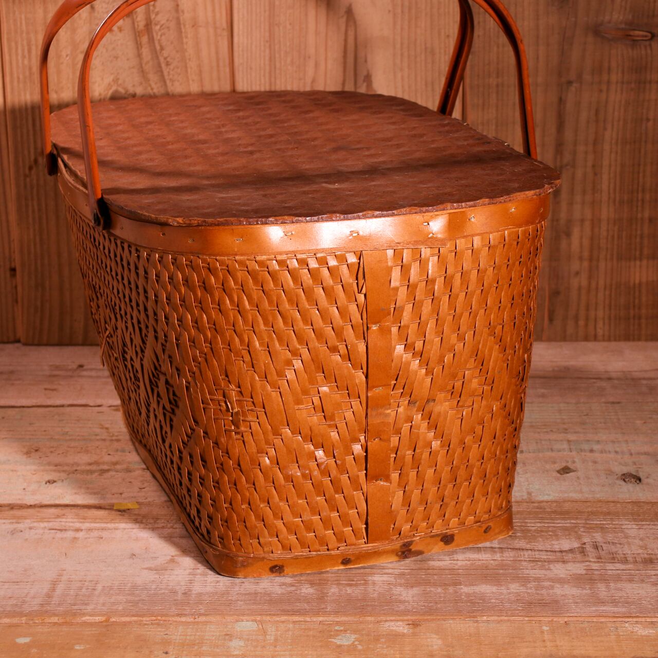 REDMON レッドモン ビンテージ ピクニックバスケット ブラウン