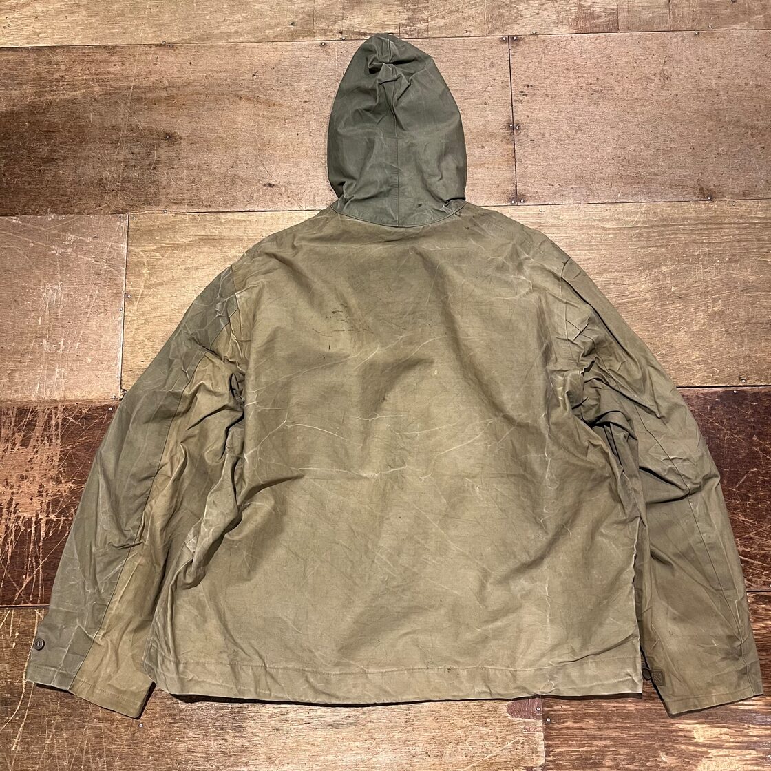 40s US NAVY N-2 Deck Rain Parka 2TONE | Pay ID