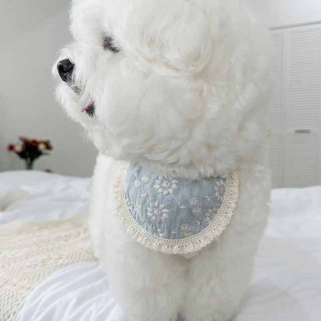 〈即納アイテム〉EYOU  スタイ / キャンディバービブ（ブルー/ベージュ）