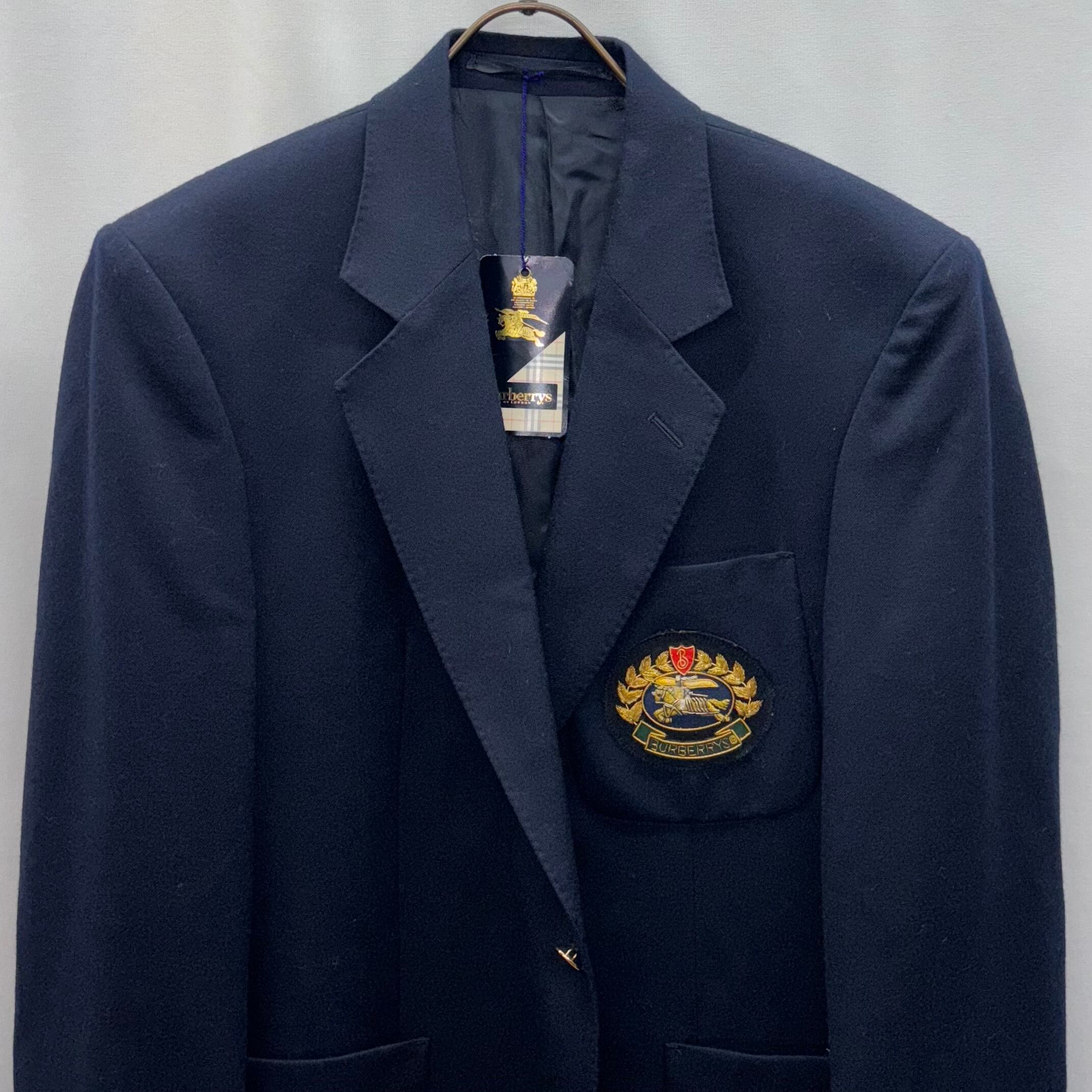 新品】90s burberrys blazer 紺ブレ バーバリー デッドストック | no