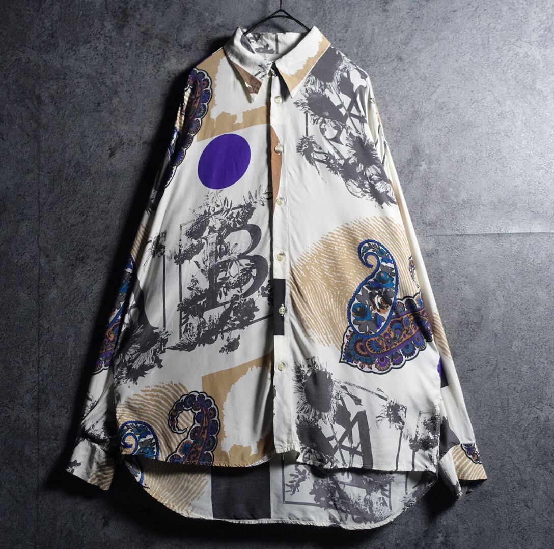 EURO Multicolor Paisley Artistic Design Shirt