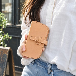 【受注製作】本革ファスナー付きスマホケース　多種類対応