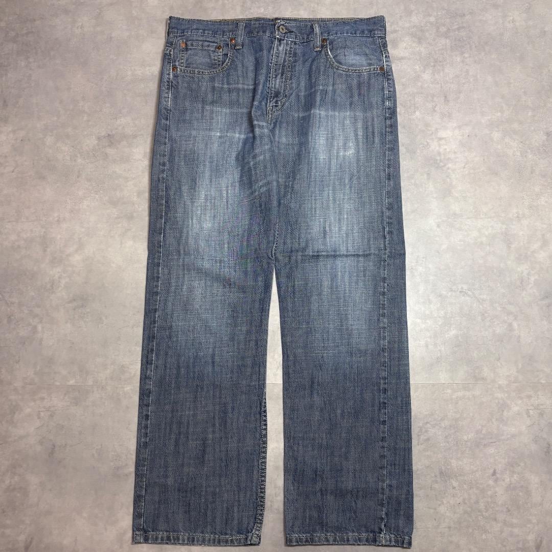 リーバイス569 Levis W33 ブルーデニム 青 ボトム 古着 16878
