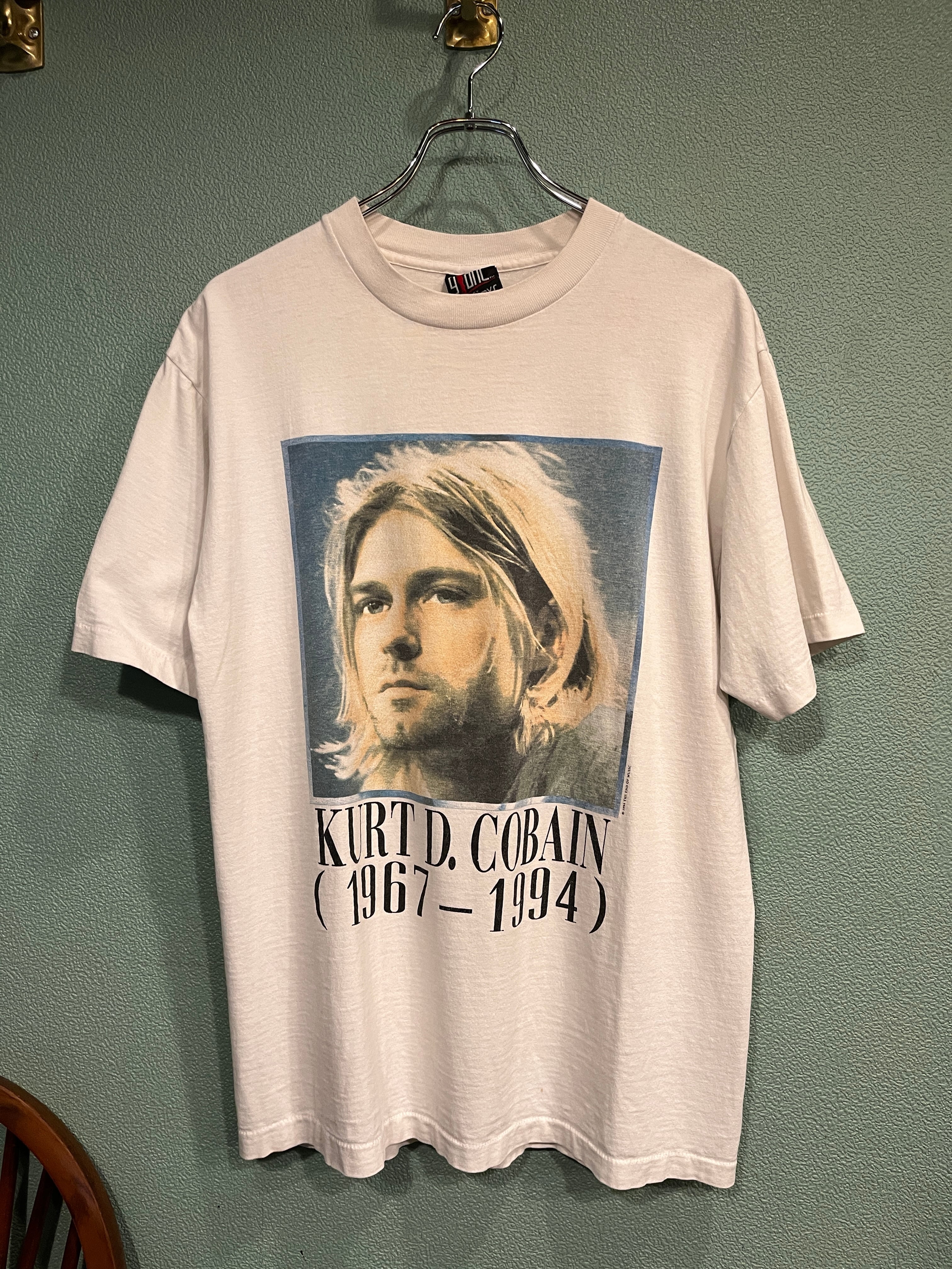 94年 KURT COBAIN vintage shirt 追悼シャツ-