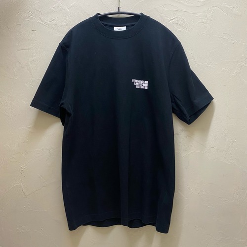 Vetements ヴェトモン UE51TR720B　Limited Edition　Tシャツブラック SIZE XS 【代官山02】