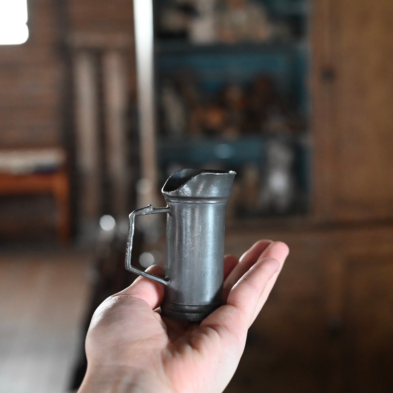Pewter Measure Cup / ピューター メジャー カップ〈 エタン・一輪挿し・店舗什器・食器・アンティーク・ヴィンテージ 〉113628