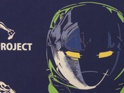 手ぬぐい　Rumi Rock  500 TYPE EVA PROJECT 本染め注染手拭い　[D83]