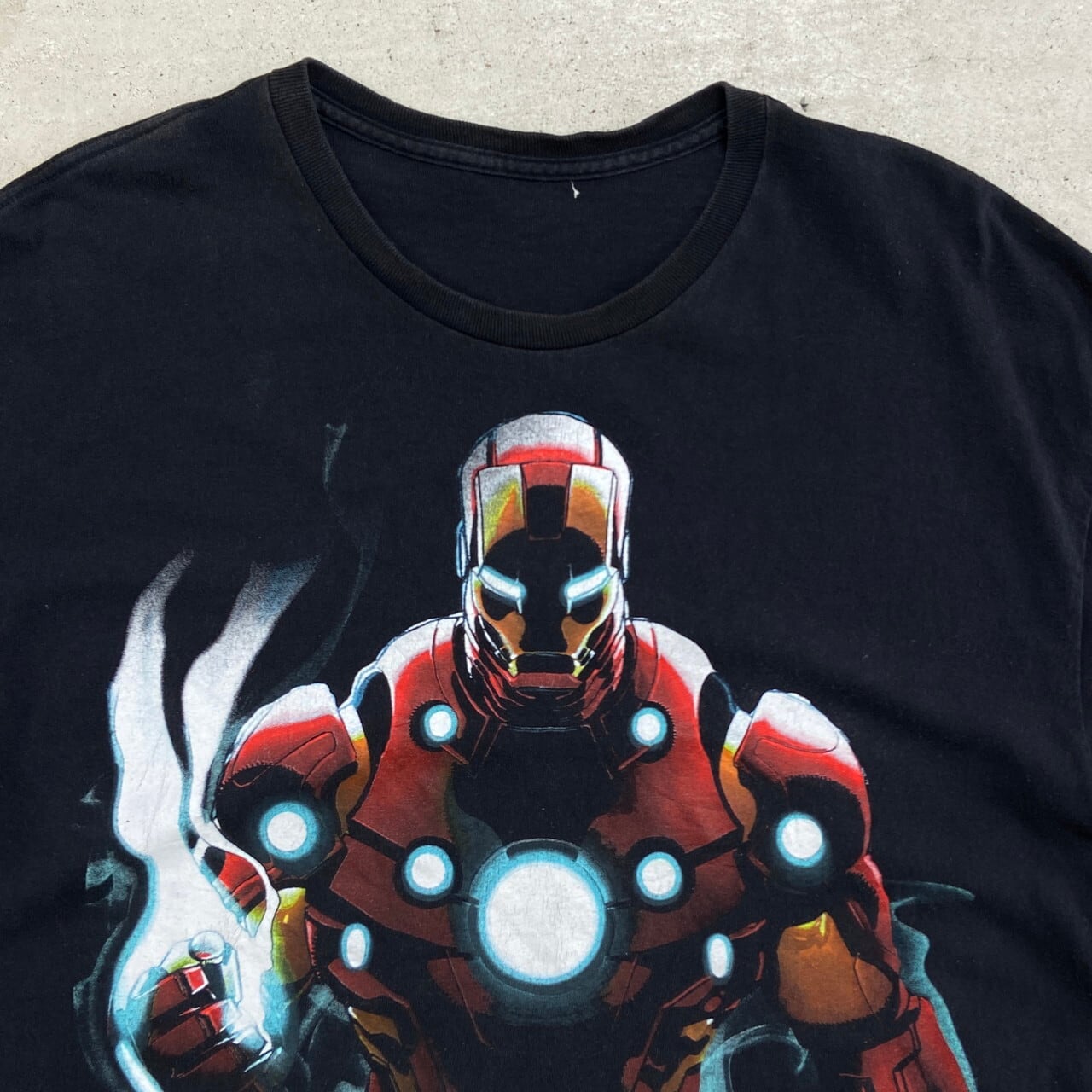 MARVEL IRONMAN アイアンマン キャラクター プリント Tシャツ メンズXL
