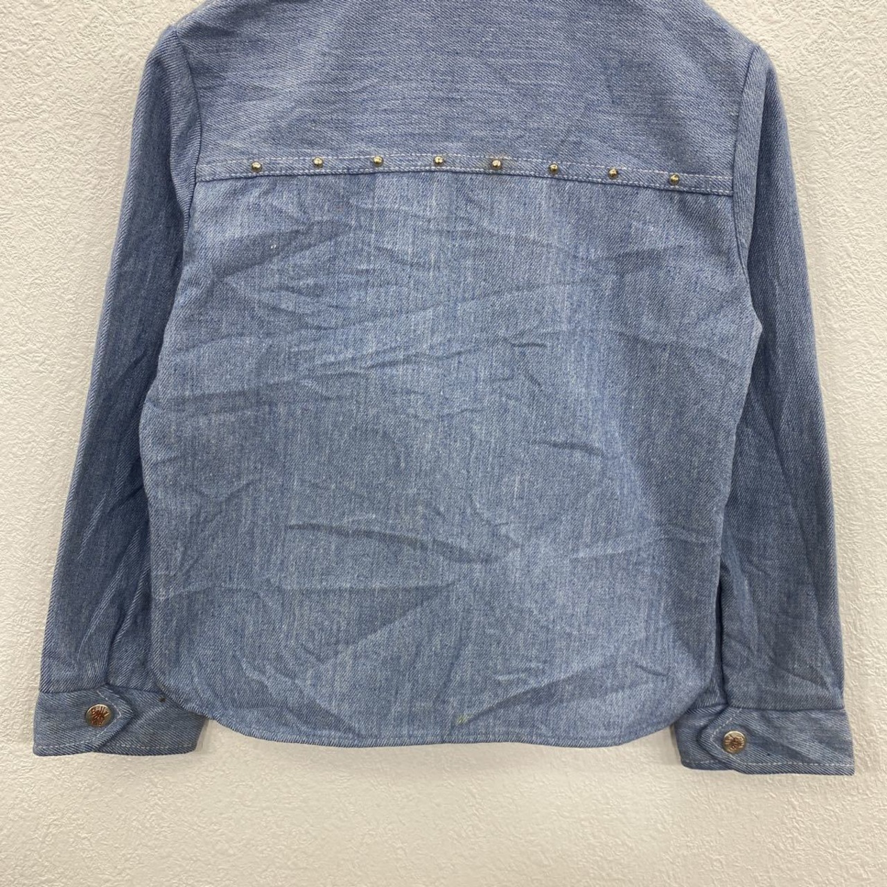BILL THE KID デニムシャツ キッズ M ブルー ビリーザキッド シンプル 