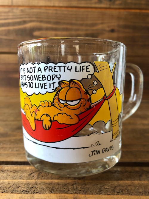 GARFIELD McDonald's Mug Cup ANCHOR HOCKING/ ガーフィールド マクドナルド  アンカーホッキング マグカップ 70s ビンテージ