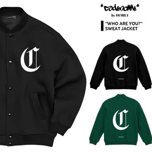CODENAME by demily「"OLD ENGLISH?"  Sweat Jacket Black/Green」