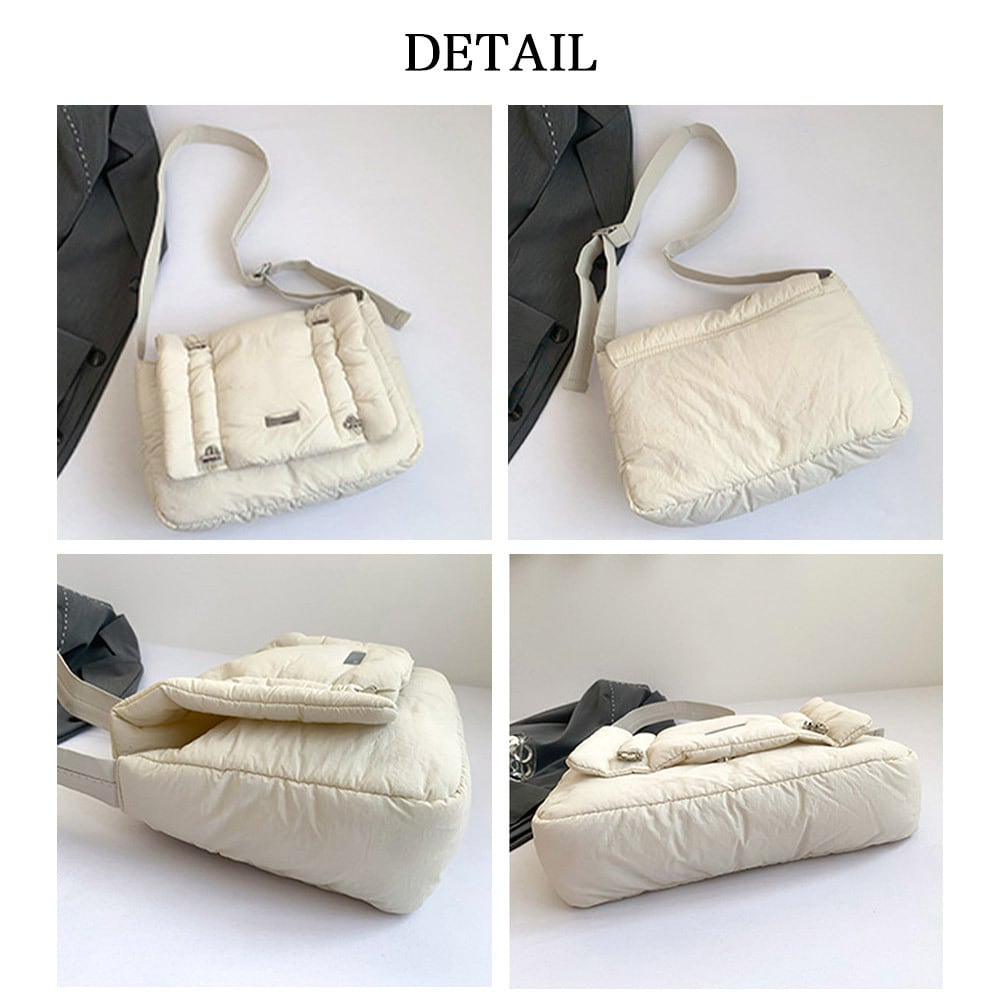 ナイロン ショルダーバッグ レディース 韓国 バッグ 大人 かわいい カジュアル ホーボーバッグ 軽量 ボディバッグ おしゃれ 大容量 ふかふか メンズ 男女兼用 大人可愛い 大人女子