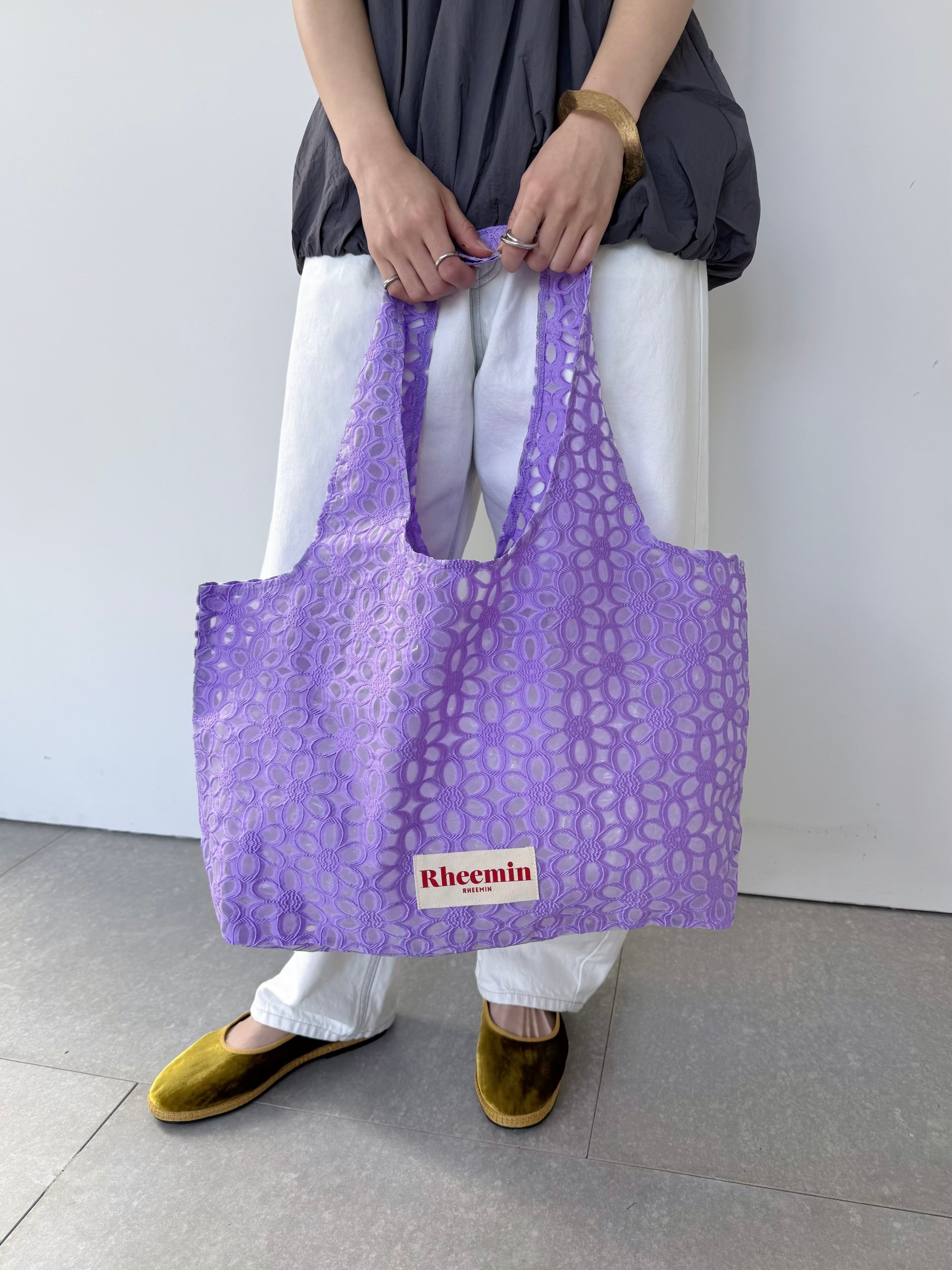 Rheemin Flower Jacquard Shopper | KOKO