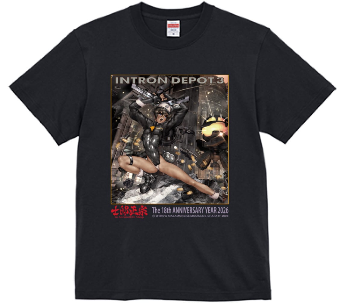士郎正宗・漫画デザインTシャツVol.01 ブラックマジック 「M66の6