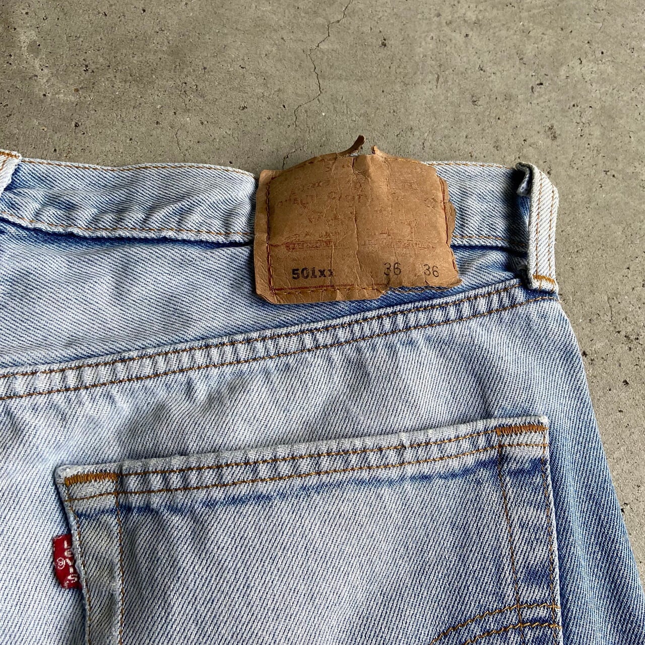 90年代 USA製 Levi's リーバイス スリットカスタム 501 ストレート