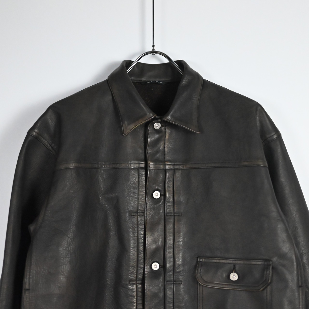 OLD JOE / PATINA HORSE-HIDE RIVETED JACKET