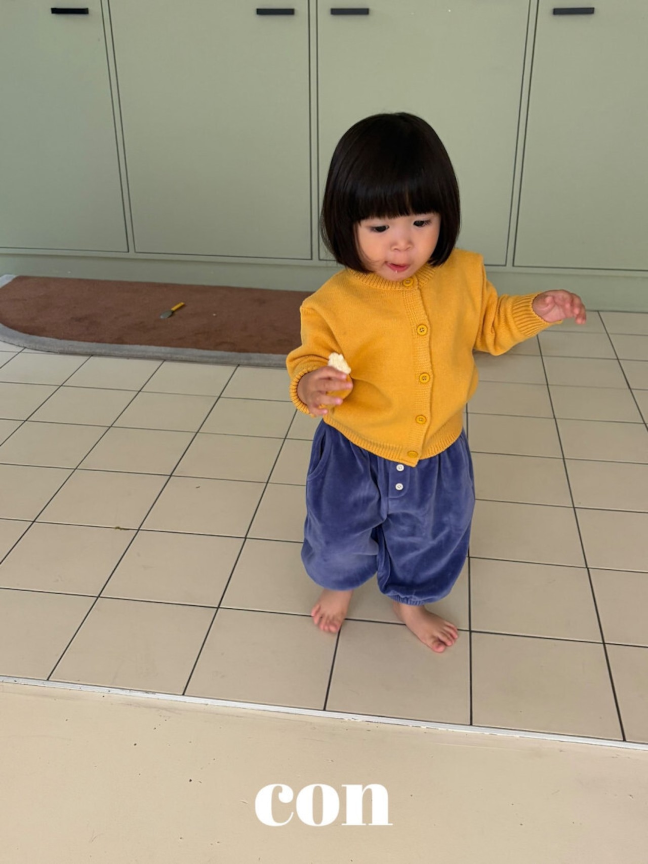 韓国子供服 / 26Autumn / CON / ベロアホリックパンツ / キッズ / 秋服 *1~4*