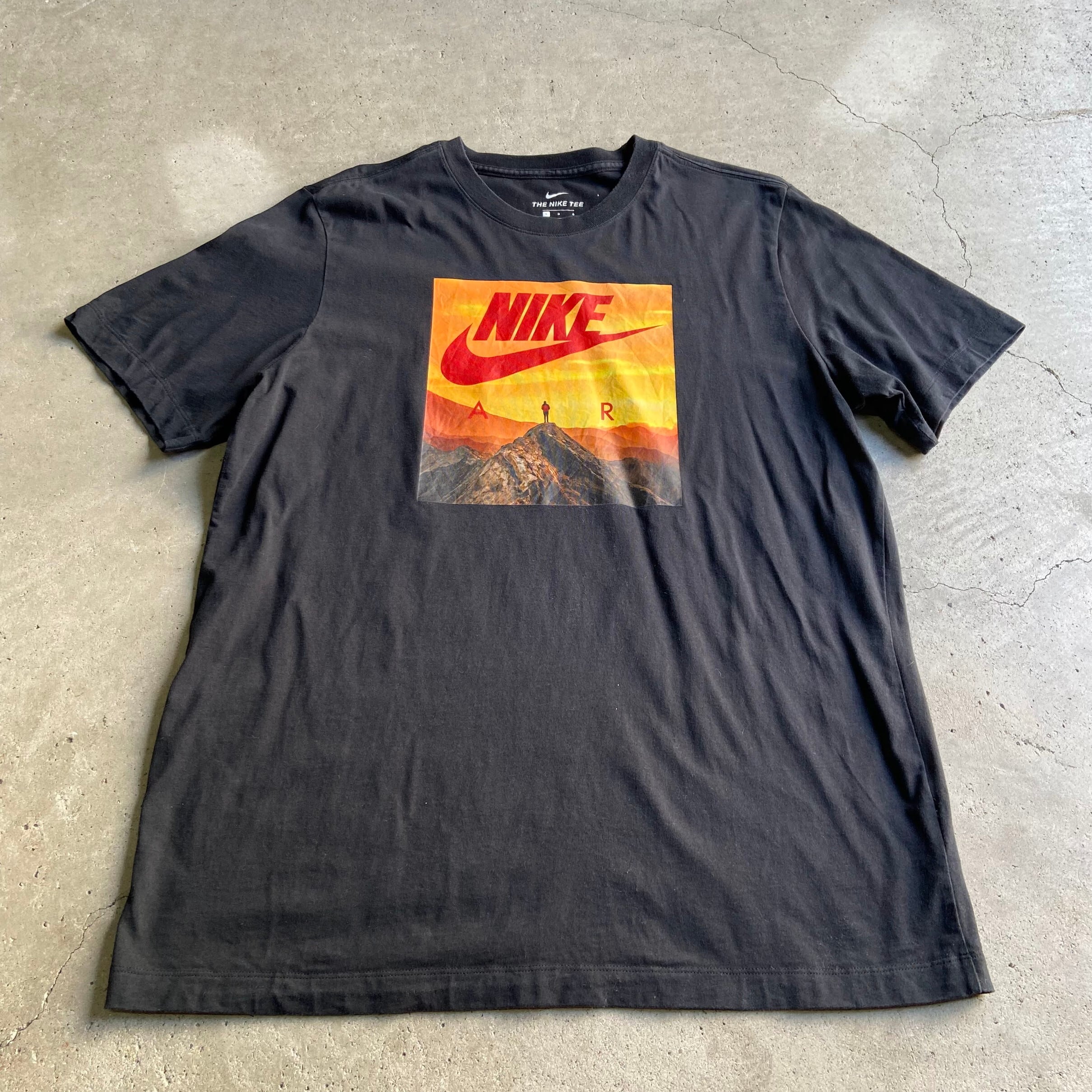 古着 メンズxl Nike ナイキ ロゴtシャツ 半袖 スポーツ カジュアル ブラック 00a 人気ショップが最安値挑戦