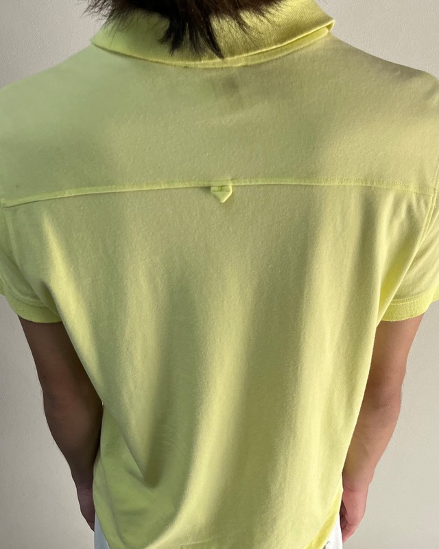 【Kris Van Assche】coloring flyfront polo shirt