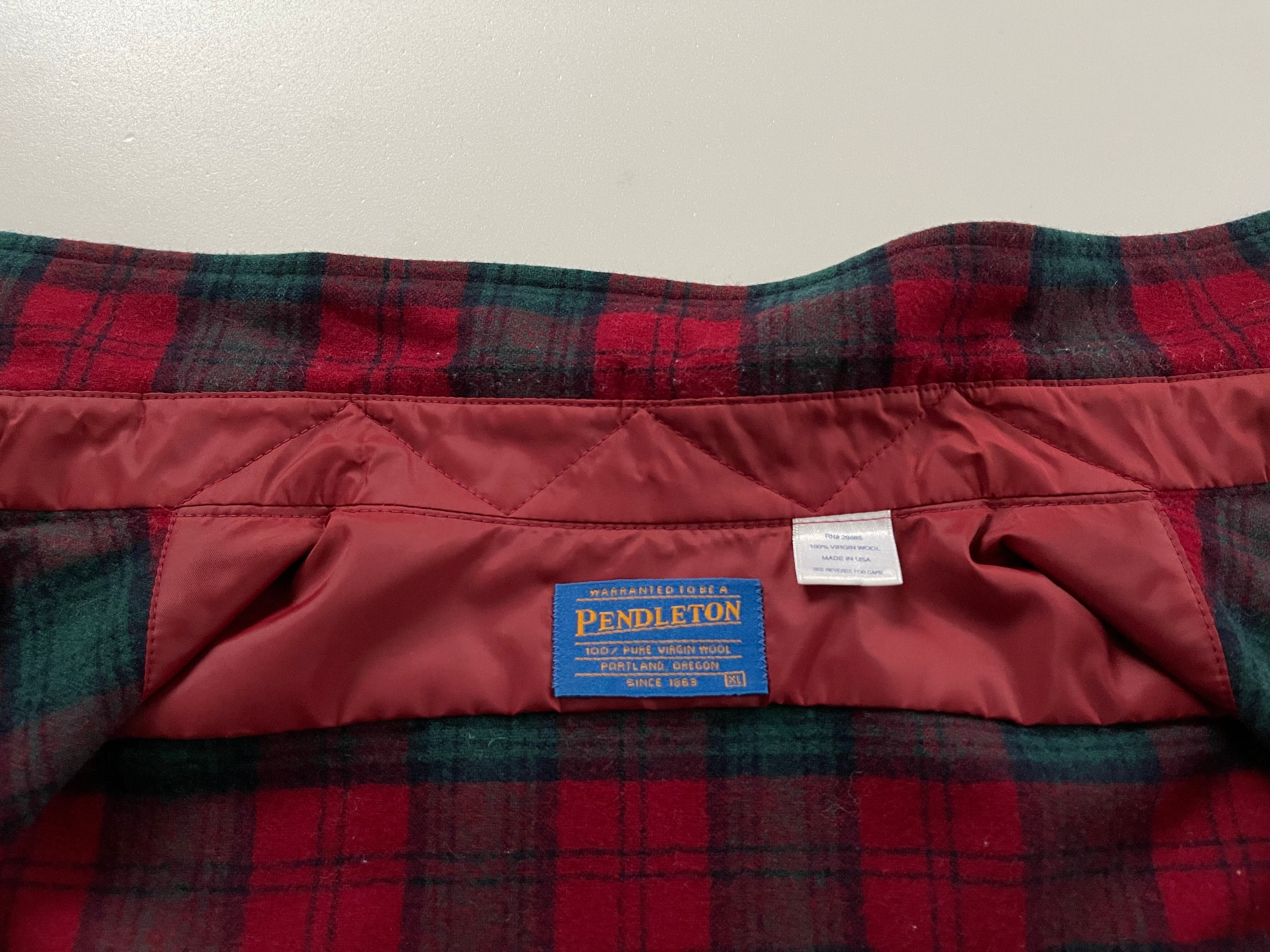BIG SIZE 】90s ペンドルトン チェックウールシャツ MADE IN USA | PAY ID