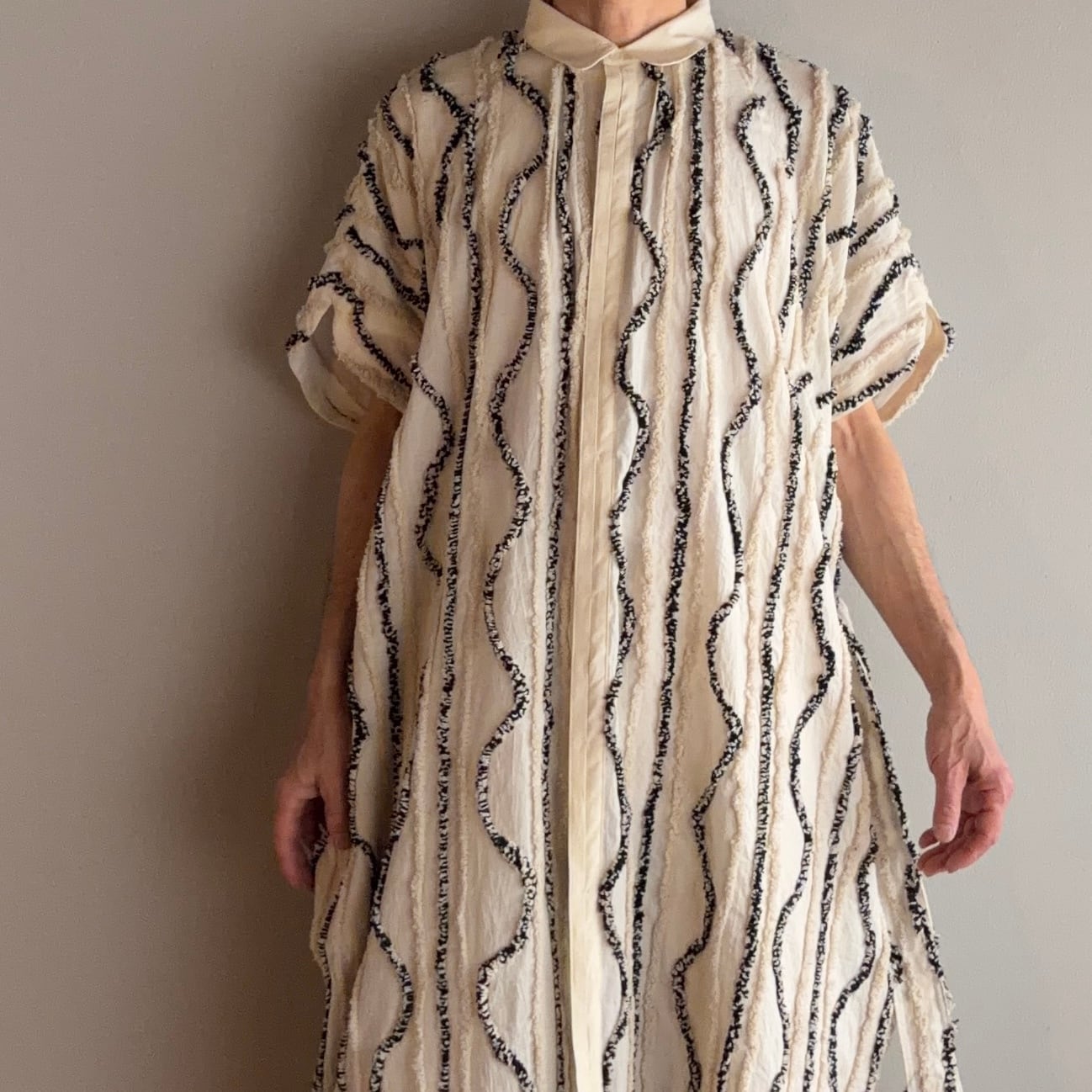 ASEEDONCLOUD/アシードンクラウド Market shirt coat #261302 White