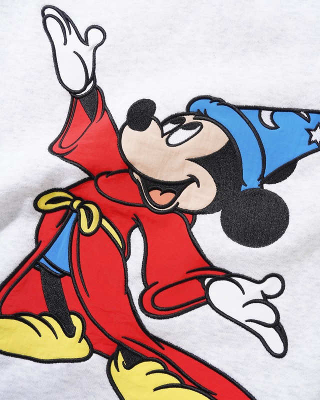 BUTTER GOODS × DISNEY FANTASIA CREWNECK SWEATSHIRTS ASH GREY | 8 