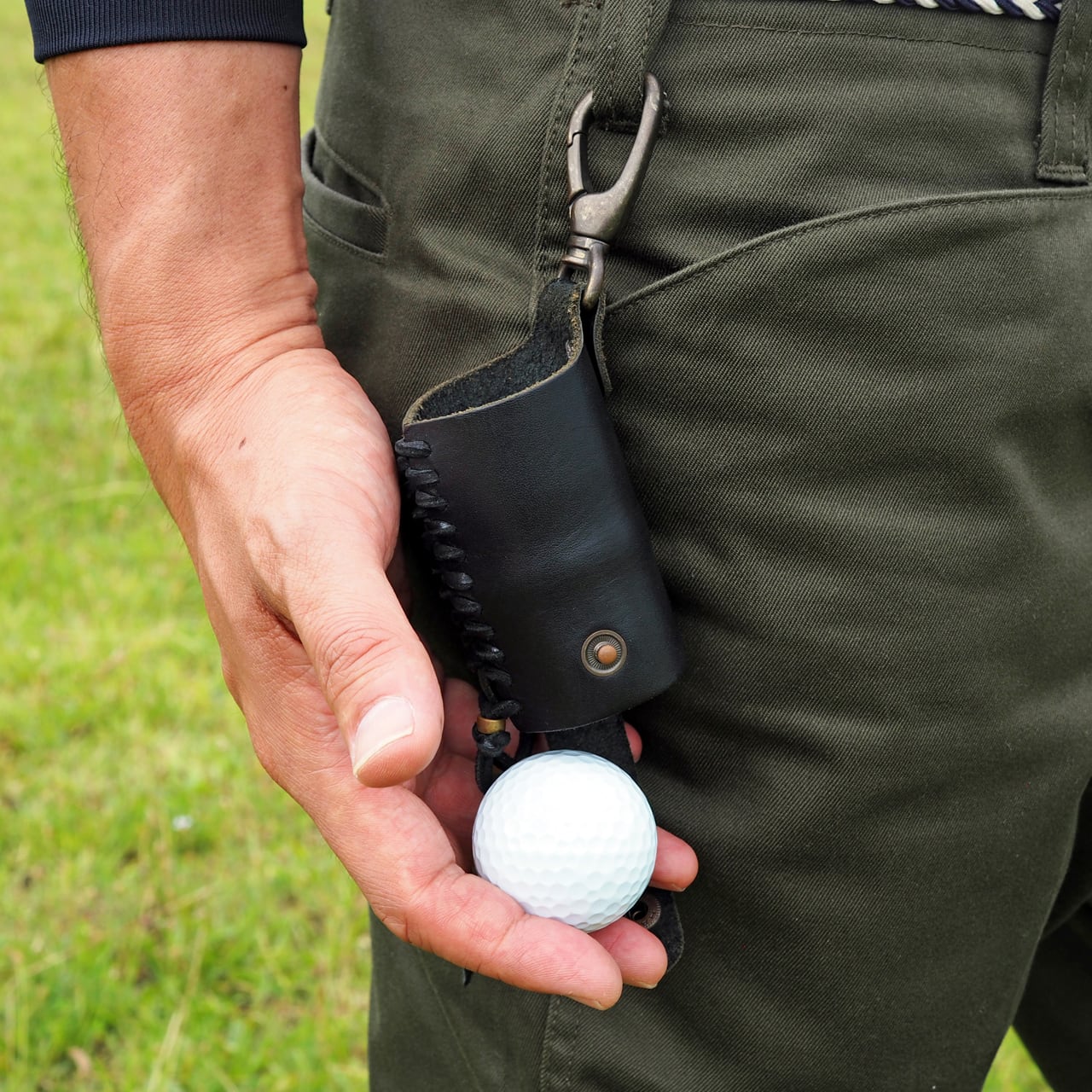 Leather Ball Holder ( ゴルフボールホルダー / ゴルフボールケース