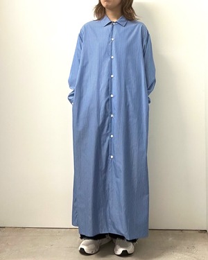 MY_ / STRIPED SHIRT DRESS WITH COLLAR