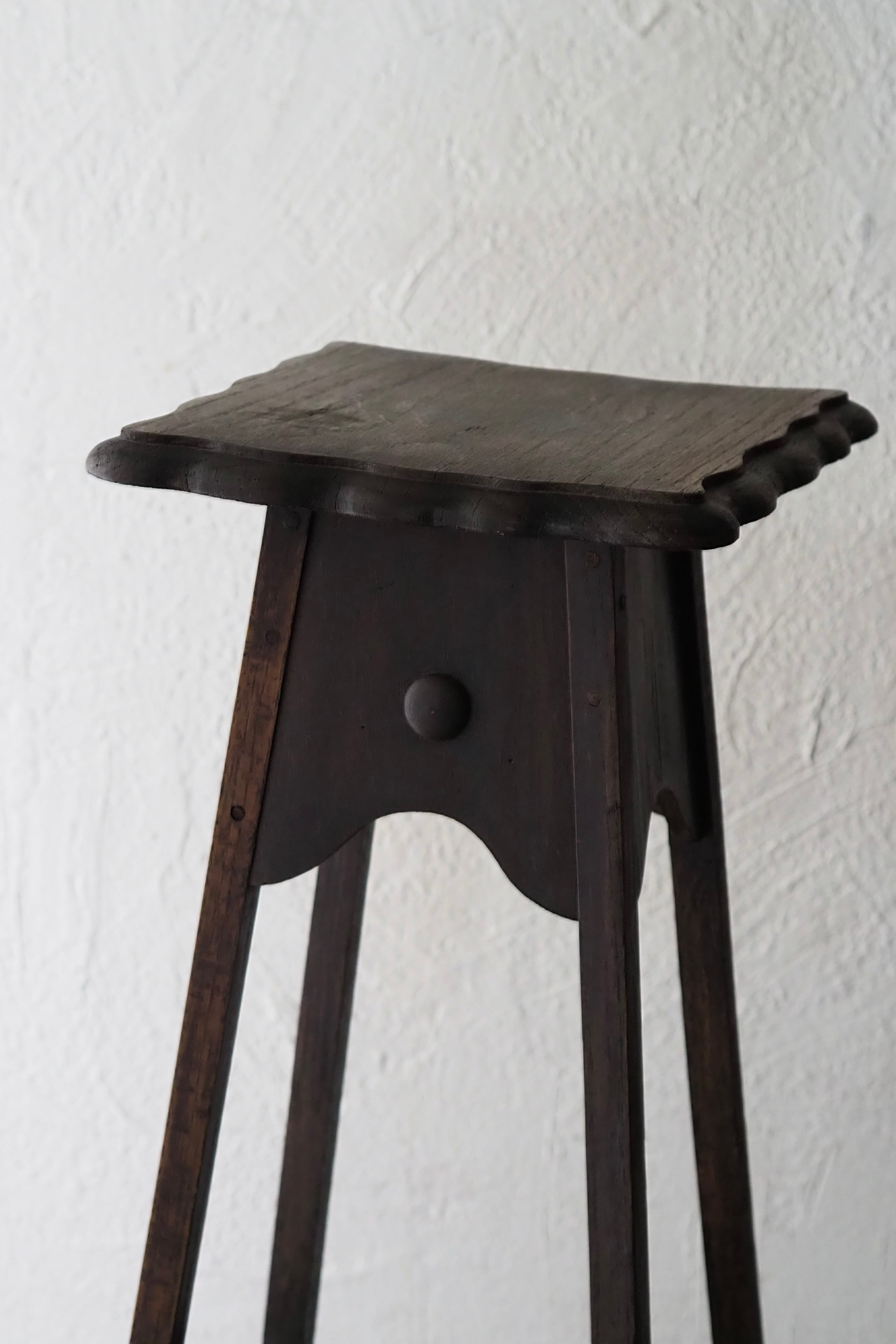 イギリス.オークの花台-antique flower stand | アンティーク