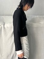 "PEACE NOW" Studs Wool Riders Jacket