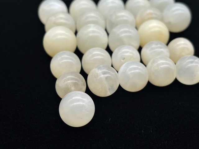 ハンドメイドビーズ素材セット（ムーンストーン）