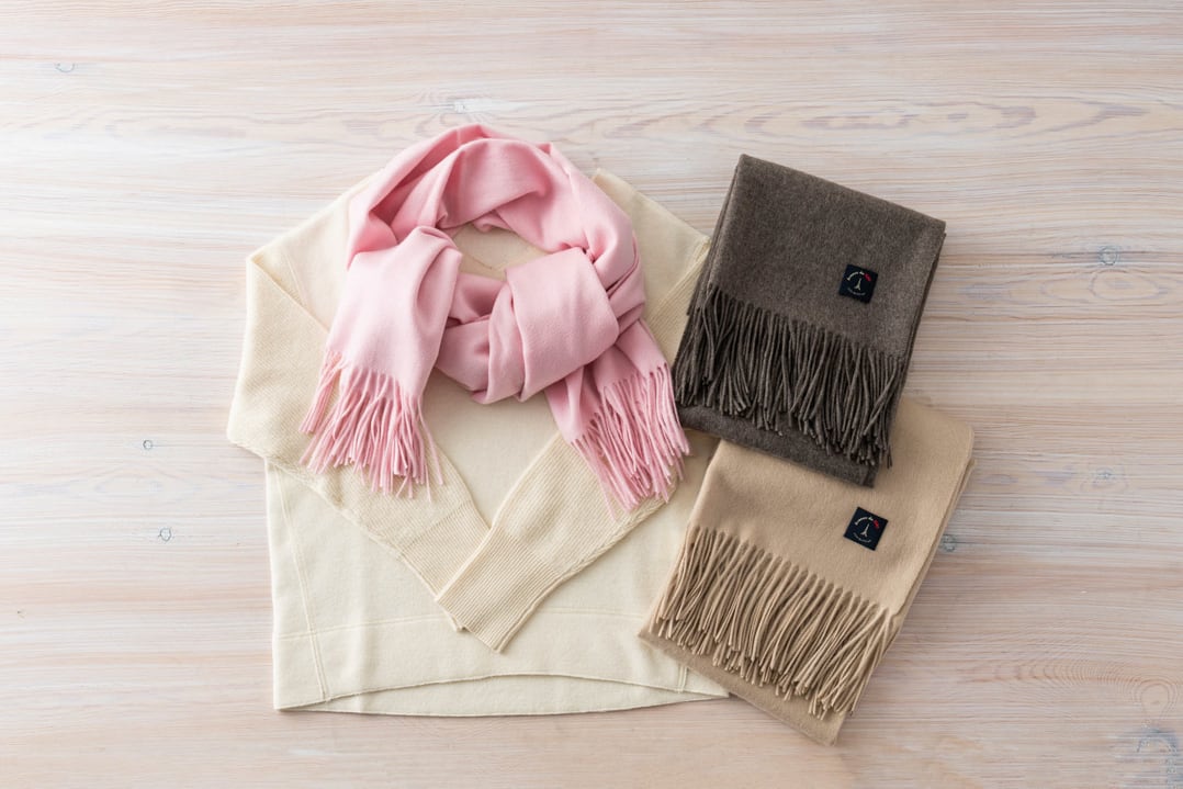 中村江里子 Cashmee カシミヤカラーストール（5色） | 中村江里子