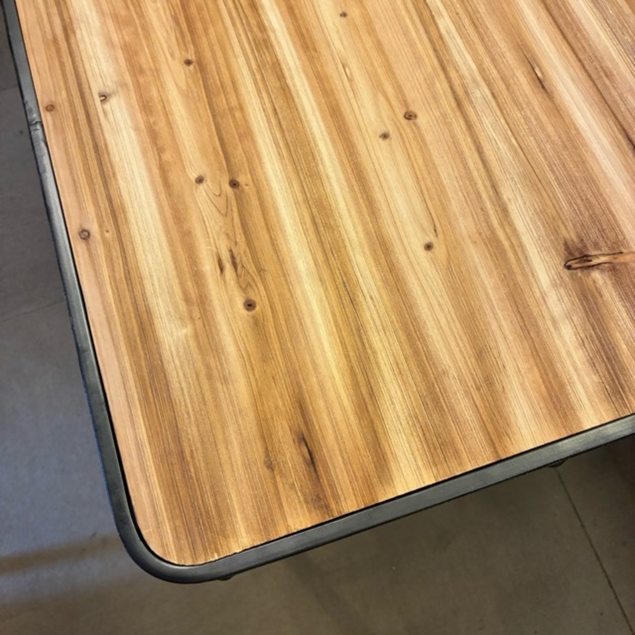 Wood＆Iron Cabinet L　ウッド＆アイアンテーブル　ミリタリー　デスク　リモートワーク　机　ダイニングテーブル　アウトドア　キャンプ　ガレージ　インダストリアル