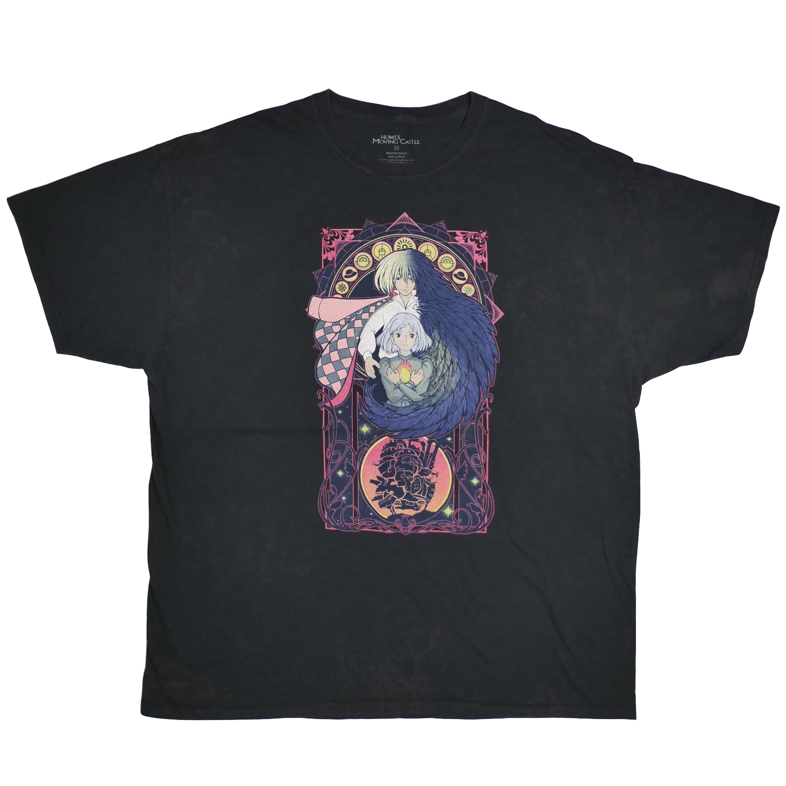 USED【2XL】Howl's Moving Castle ハウルの動く城 Tee / Studio Ghibli