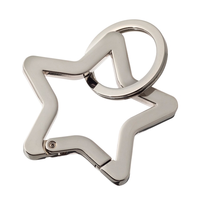 【キーホルダー売り上げランキング3位】ラージスターカラビナキーリング	AKK0003  Large Star Carabiner Key Ring  jewelry