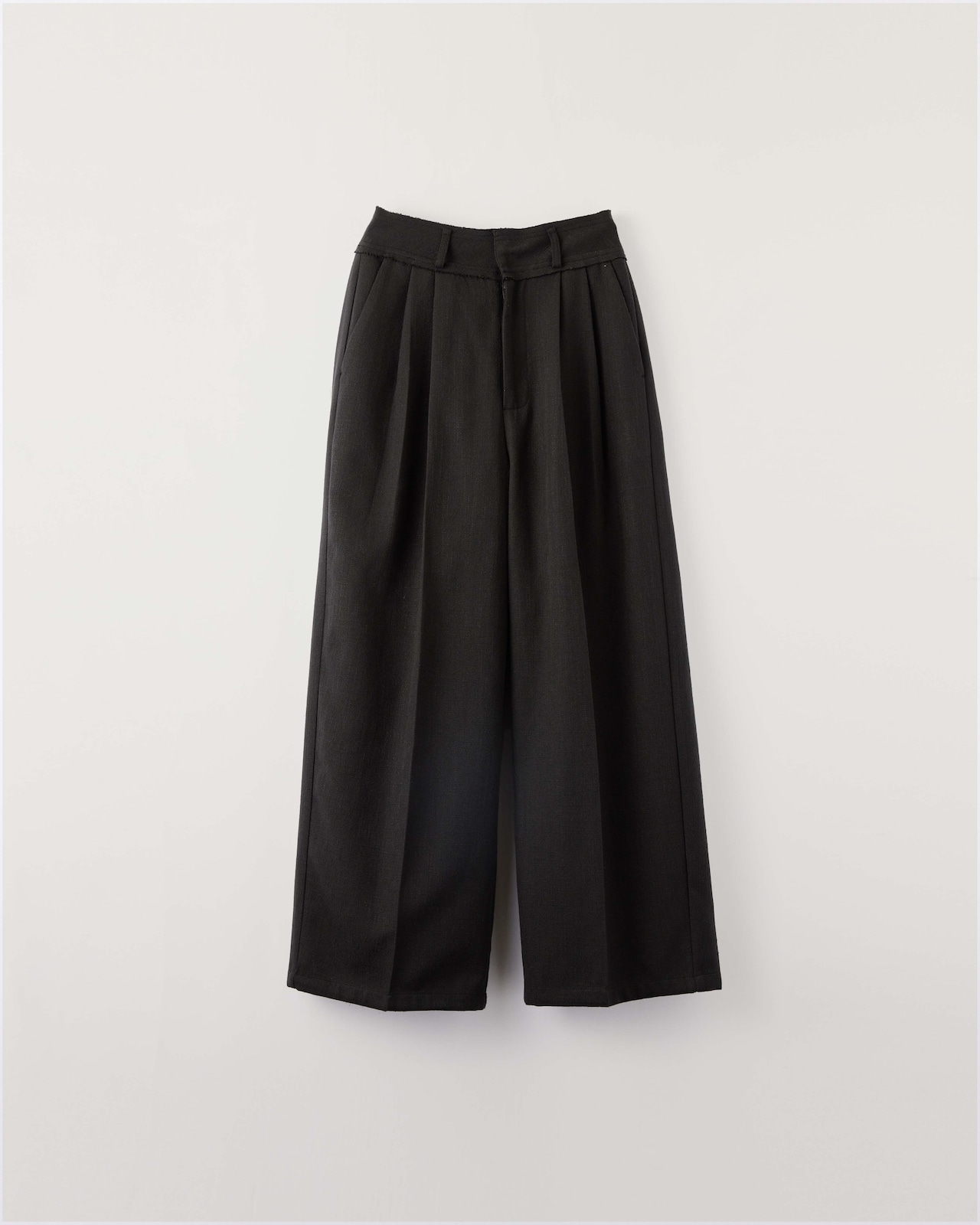 DU260515 Cut Off Tuck pants 【set up可】【T sizeあり】