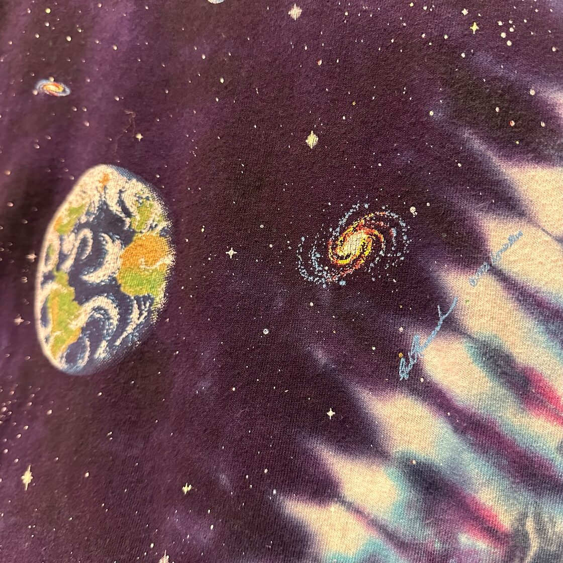 LIQUID BLUE 1992 宇宙 銀河 地球 タイダイ Tシャツ | Pay ID