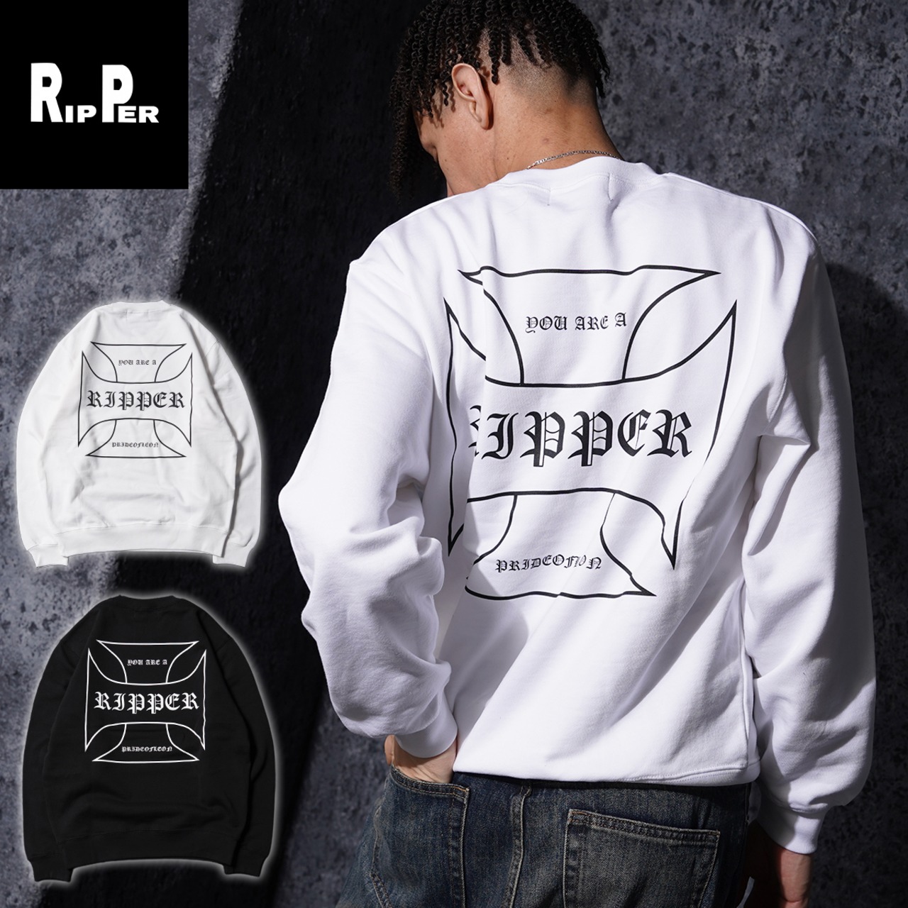 ◆クロス スウェット◆RP-25101