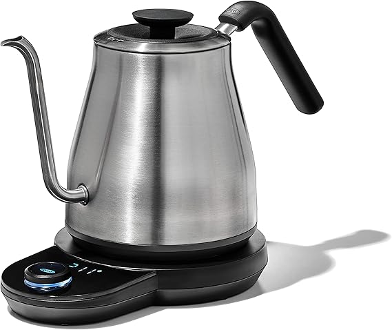 OXO 電気ケトル コーヒー ドリップ ケトル 1.0L 温度調節 保温機能